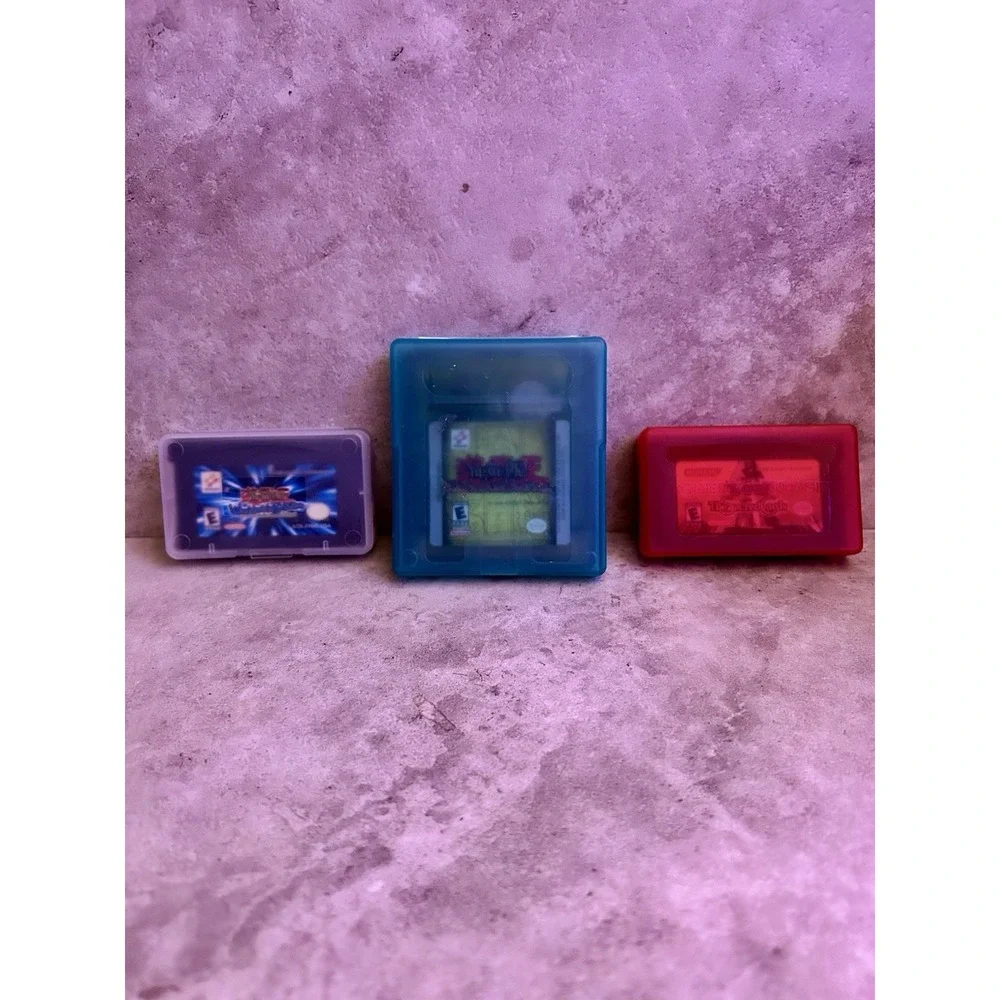 Yu-Gi-Oh! Gameboy Advance Lot Sacred Cards Dark Duel Stories Worldwide Edition